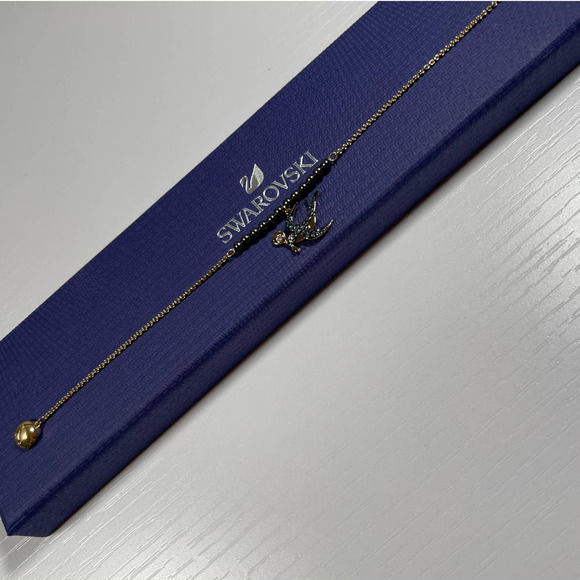 Swarovski Remix Collection Tarot Magic Bird Bracelet Medium Dark Multi - Picture 7 of 11